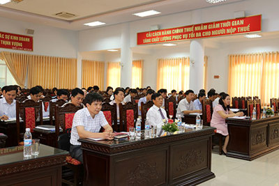 Nam Định: 6 tháng thu nội địa đạt 64% dự toán Nam Định: 6 tháng thu nội địa đạt 64% dự toán