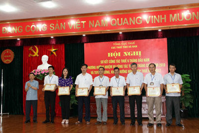  Thuế Hà Nam: Thu ngân sách 6 tháng tăng 13% so với cùng kỳ