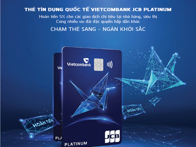 Ra mắt thẻ Tín dụng quốc tế Vietcombank JCB Platinum