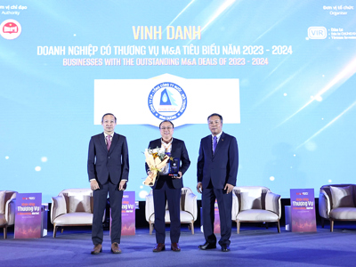 Biwase được vinh danh "Doanh nghiệp có thương vụ M&A tiêu biểu năm 2023 - 2024"