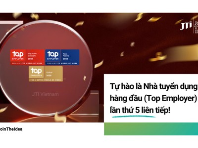 JTI - Hành trình 11 năm khẳng định vị thế Top Employer