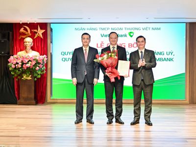 Vietcombank có Phó Bí thư Đảng ủy, Tổng Giám đốc mới 