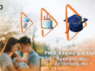 FWD ra mắt sản phẩm bảo hiểm liên kết chung FWD Bảo vệ gia tăng 