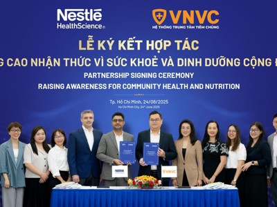 VNVC hợp tác với Nestlé Health Science nâng cao kiến thức sức khỏe dinh dưỡng cộng đồng