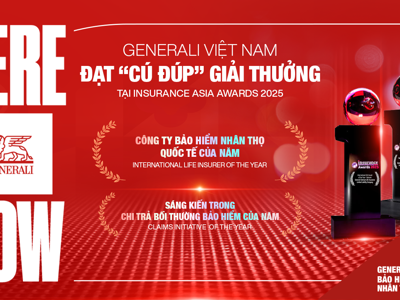 Generali Việt Nam ghi dấu ấn với cú đúp giải thưởng tại insurance asia awards 2025