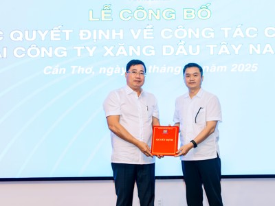 Petrolimex bổ nhiệm Chủ tịch Công ty Xăng dầu Tây Nam Bộ