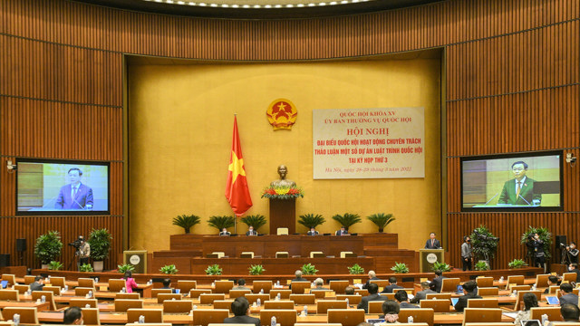 Dự kiến chương trình Hội nghị đại biểu Quốc hội hoạt động chuyên trách lần thứ 5