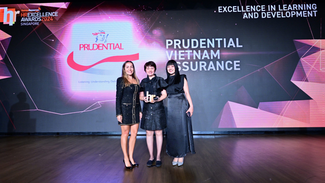 Prudential đạt giải thưởng HR Excellence Awards 2024