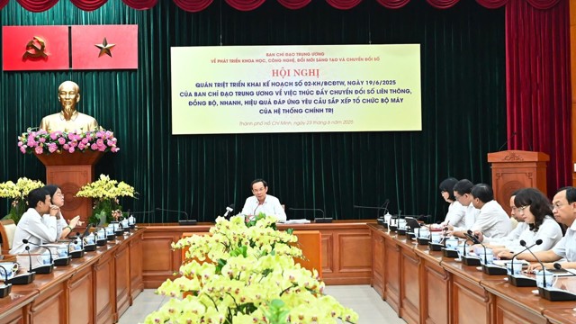 TP. Hồ Chí Minh: Đảm bảo liên thông dữ liệu trong quá trình tổ chức, sắp xếp bộ máy