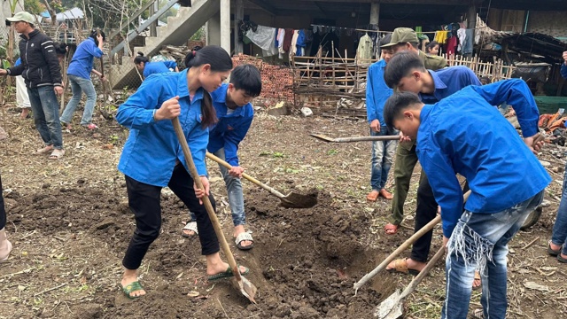 Tỉnh đoàn Lai Châu hưởng ứng phong trào “Tuổi trẻ chung tay xây dựng nông thôn mới”