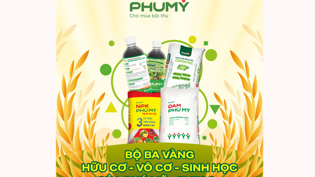 PVFCCo - Phú Mỹ ra mắt Hữu cơ Phú Mỹ Organic, hoàn thiện “Bộ ba vàng” dinh dưỡng cho nông nghiệp bền vững