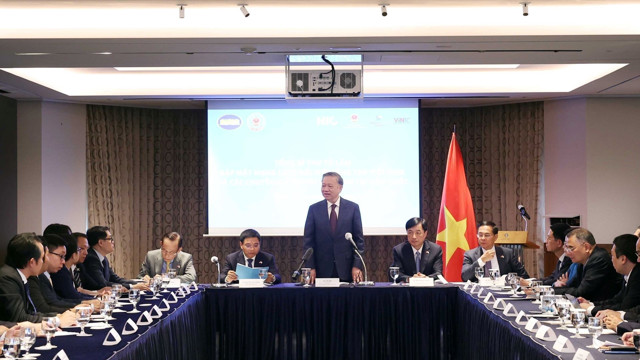Tổng Bí thư Tô Lâm gặp gỡ thành viên Mạng lưới Đổi mới sáng tạo Việt Nam tại Hàn Quốc