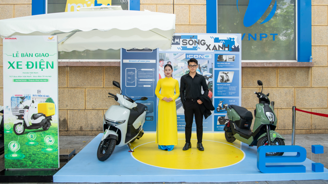 Honda Việt Nam và Bưu điện Việt Nam mở rộng triển khai Dự án sử dụng xe điện giao hàng