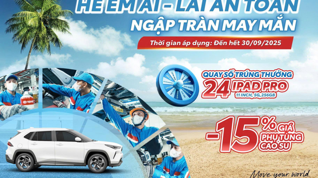 Toyota Việt Nam khuyến mại ưu đãi dịch vụ