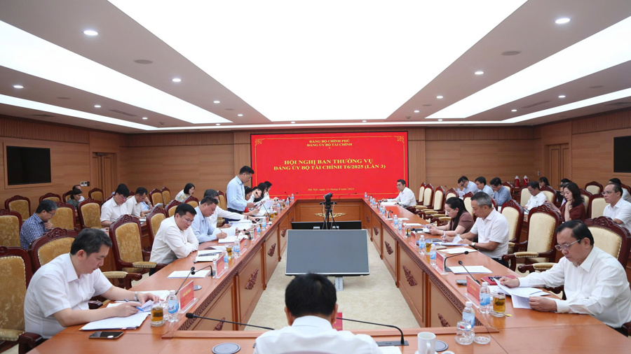 Ban Thường vụ Đảng ủy Bộ Tài chính tập trung cho ý kiến các nhiệm vụ trọng điểm