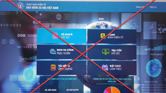 Cảnh báo website giả mạo Cổng dịch vụ công trực tuyến Bảo hiểm xã hội Việt Nam Cảnh báo website giả mạo Cổng dịch vụ công trực tuyến Bảo hiểm xã hội Việt Nam