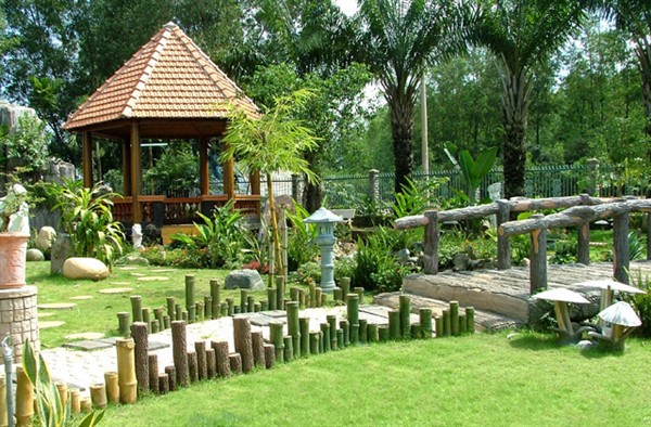 cách thiết kế sân vườn đẹp