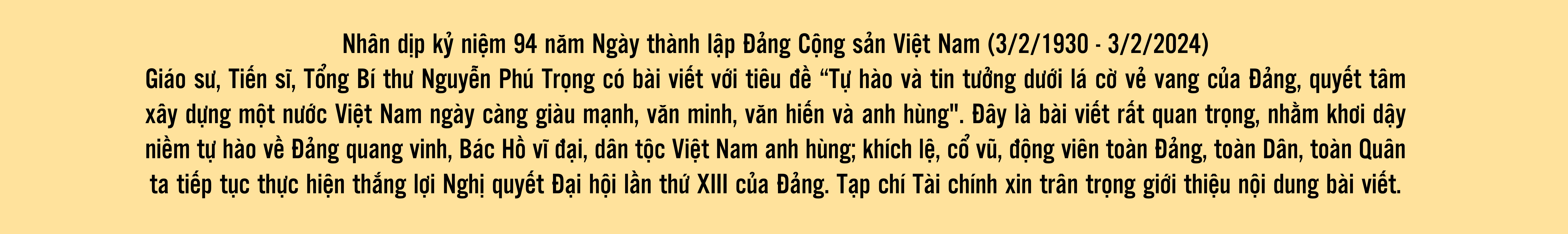 Tự hào và tin tưởng dưới lá cờ vẻ vang của Đảng, quyết tâm xây dựng một nước Việt Nam ngày càng giàu mạnh, văn minh, văn hiến và anh hùng - Ảnh 2