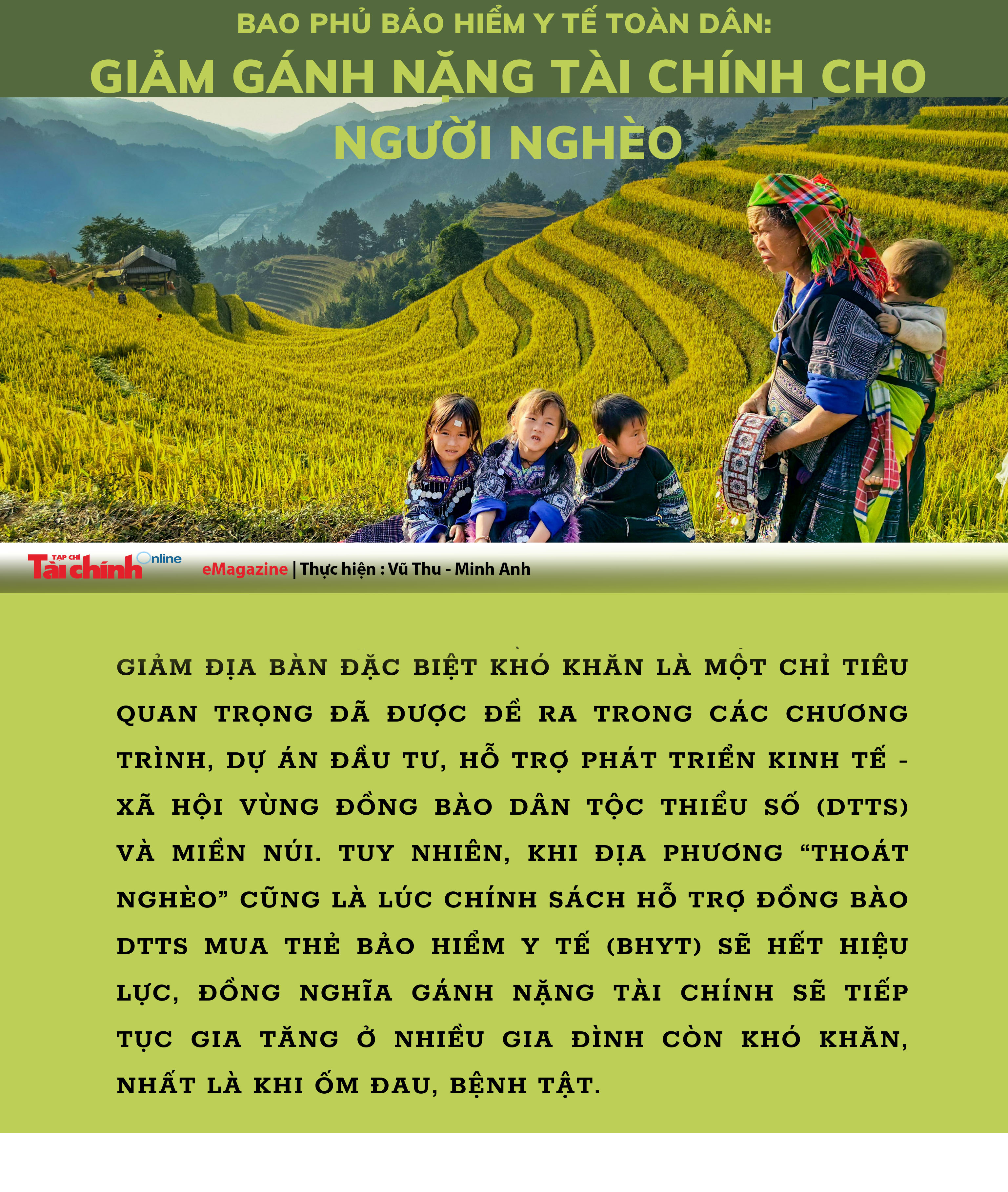 E-MAGAZINE: Bao phủ bảo hiểm y tế toàn dân: Giảm gánh nặng tài chính cho người nghèo - Ảnh 1