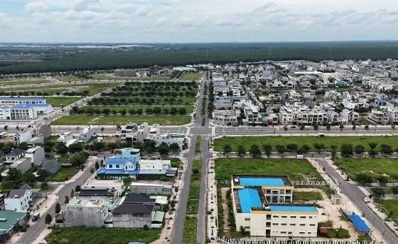 Các hộ dân đủ điều kiện bố trí tái định cư trong khu vực Dự án sân bay Long Thành và 2 tuyến giao thông kết nối đã được bố trí tái định cư tại Khu tái định cư Lộc An - Bình Sơn. Ảnh: BĐN