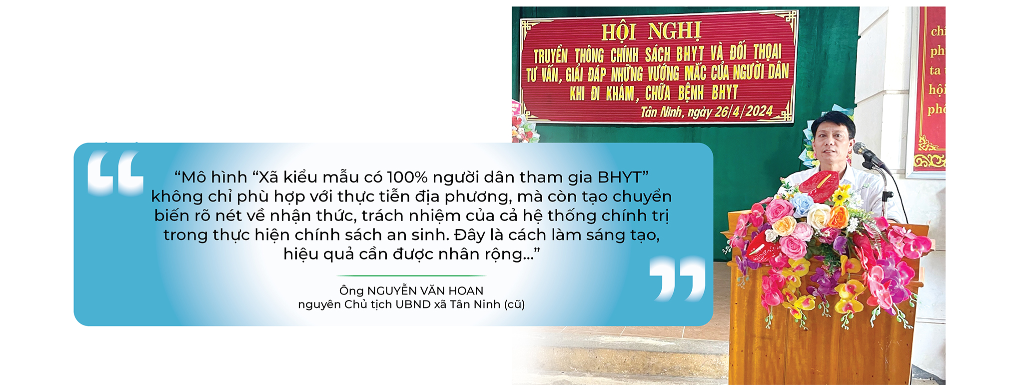 EMAGAZINE: Người tiên phong xây dựng mô hình “Xã kiểu mẫu có 100% người dân tham gia Bảo hiểm y tế” - Ảnh 12