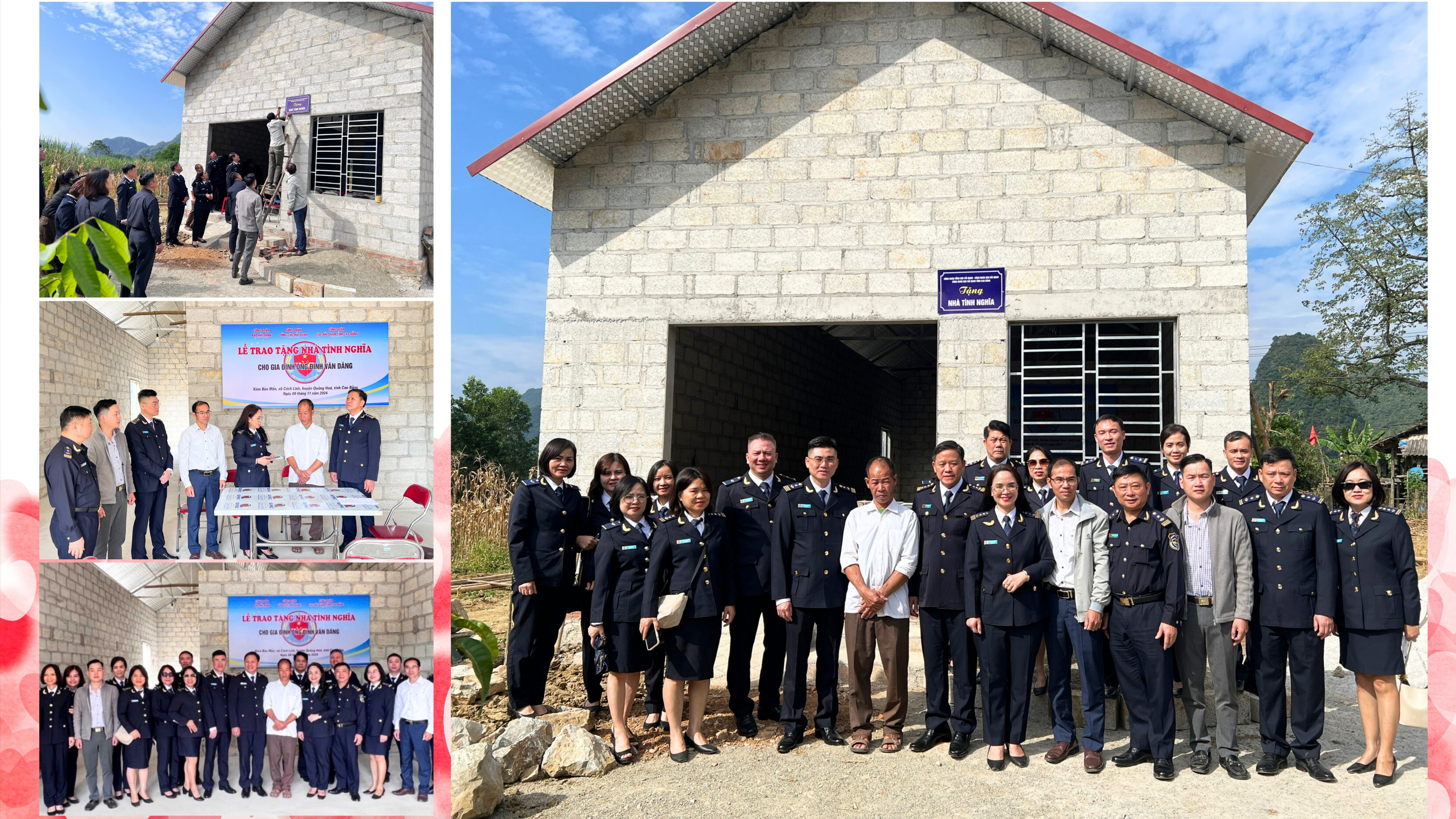 B&aacute;o Hải quan hưởng ứng Chương tr&igrave;nh "x&oacute;a nh&agrave; tạm, nh&agrave; dột n&aacute;t", trao nh&agrave; t&igrave;nh nghĩa cho hộ ngh&egrave;o tại tỉnh Cao Bằng (năm 2024)