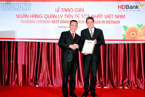 HDBank nhận giải thưởng của Euromoney
