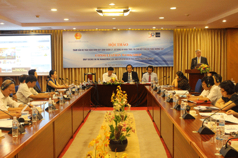 Ông Eric Sidgwick, Giám đốc quốc gia ADB tại Việt Nam đánh giá cao sự phối hợp giữa Bộ Tài chính và Bộ Giao thông vận tải trong việc xây dựng dự thảo Nghị định.
