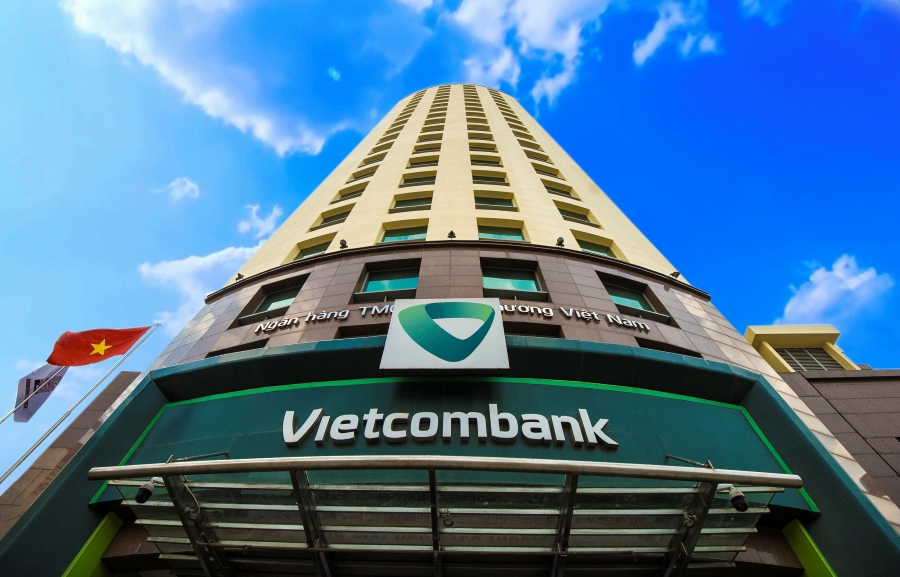 Trụ sở Vietcombank.