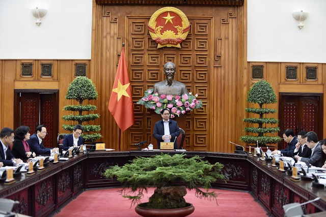 Thủ tướng Phạm Minh Chính chủ trì cuộc họp điều hành chính sách tài khóa, chính sách tiền tệ, kinh tế vĩ mô cuối năm 2022, đầu năm 2023