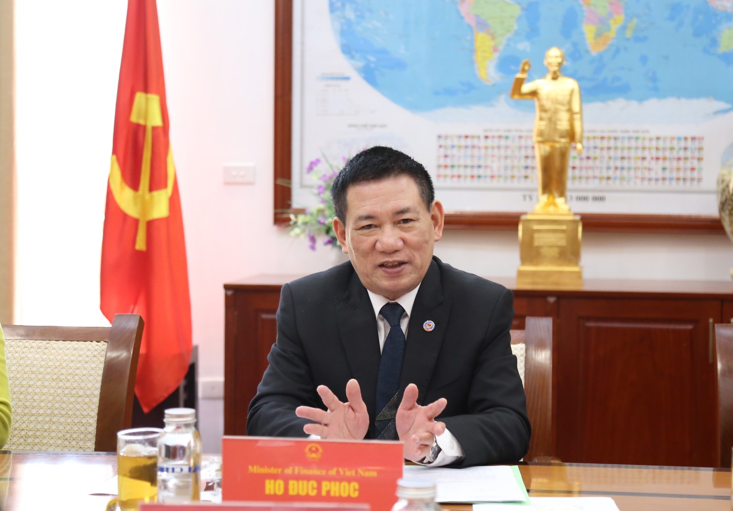 Bộ trưởng Bộ Tài chính Hồ Đức Phớc đánh giá cao sự hỗ trợ của JICA đối với Chính phủ Việt Nam nói chung và Bộ Tài chính nói riêng.