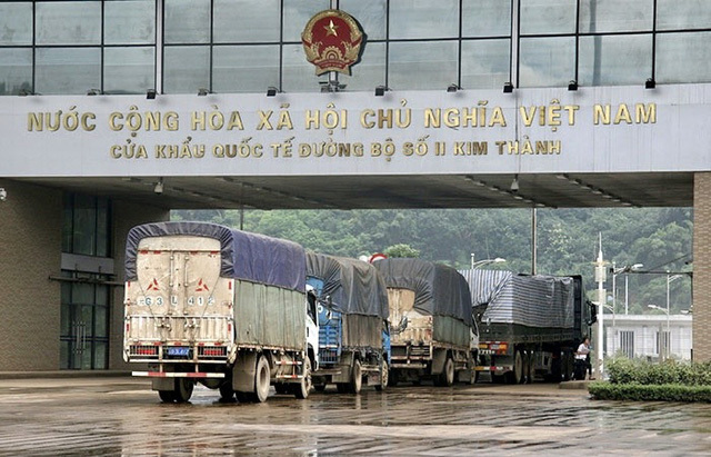 Cửa khẩu Quốc tế đường bộ số II Kim Thành, Lào Cai. (Ảnh: Báo Đầu tư)
