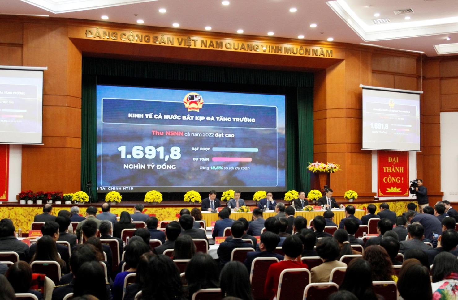 Ban Cán sự đảng Bộ Tài chính lãnh đạo, chỉ đạo toàn Ngành phấn đấu thực hiện thắng lợi nhiệm vụ tài chính - ngân sách năm 2023.