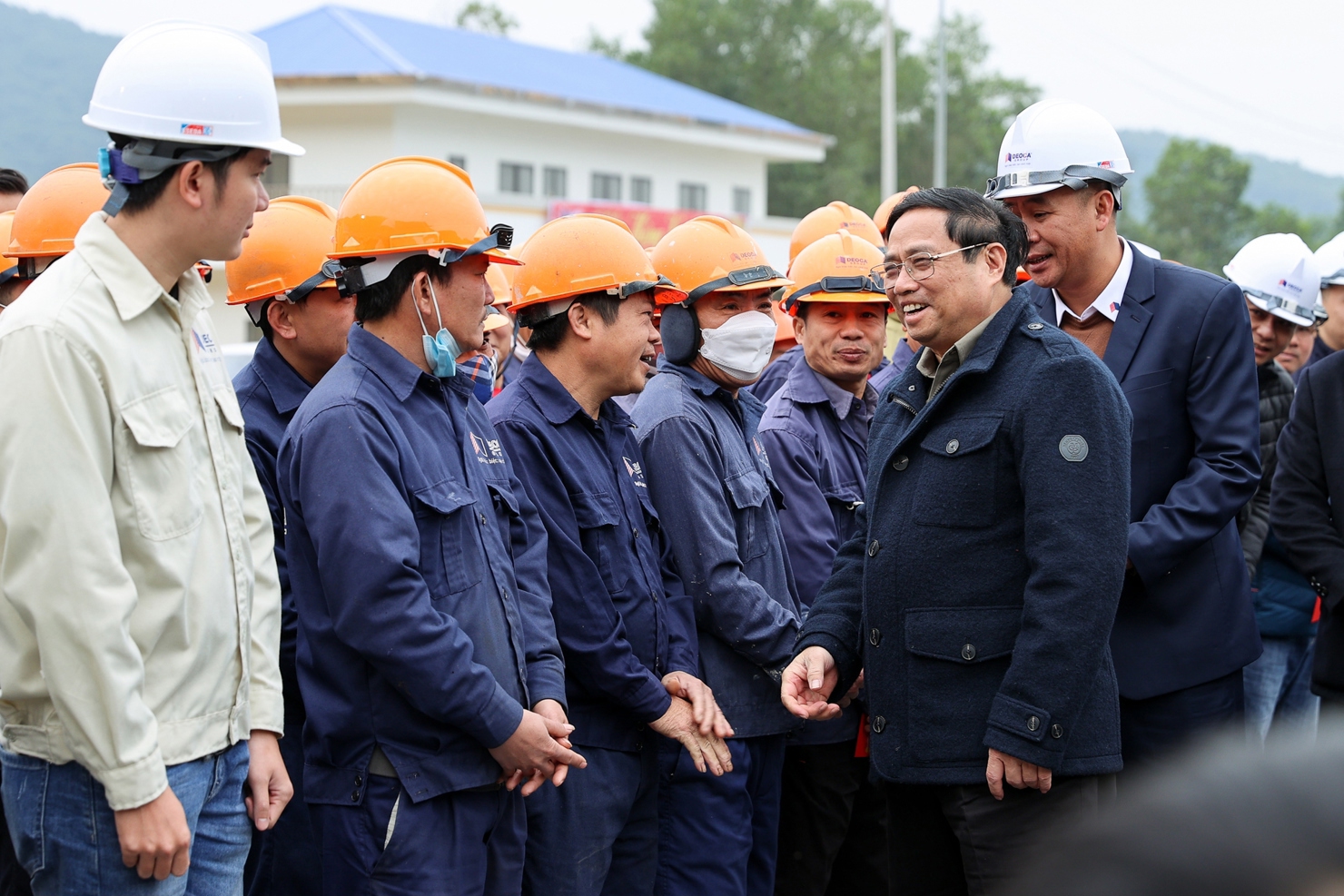 Thủ tướng Chính phủ kiểm tra, đôn đốc các dự án cao tốc Bắc - Nam ngày 28/1/2023.