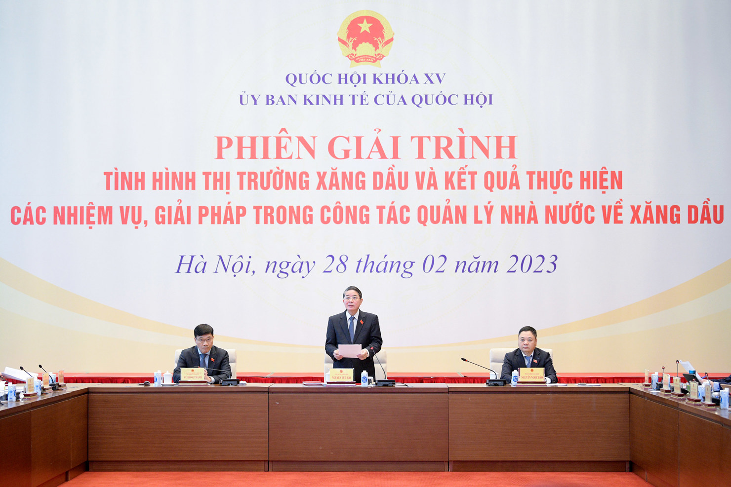 Phó Chủ tịch Quốc hội Nguyễn Đức Hải chủ trì Phiên Giải trình