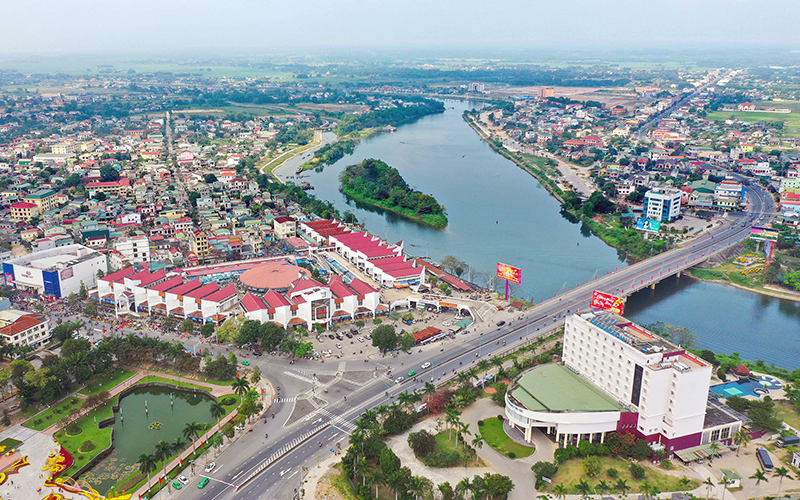 Quảng Trị đang là địa phương có sự phát triển mạnh cả về kinh tế và mọi mặt đời sống dân cư. Ảnh: VHM