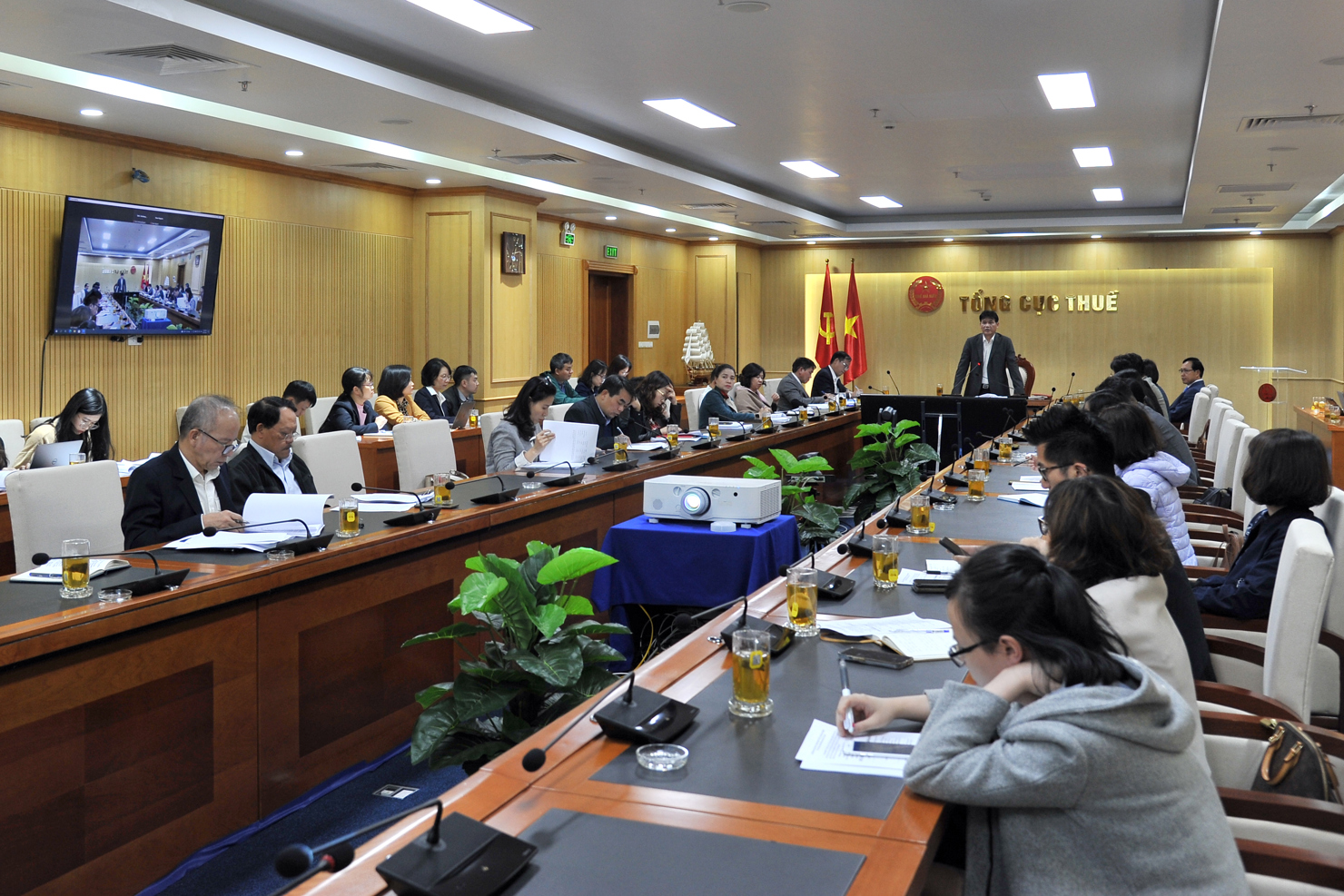 Tổng cục Thuế tổ chức cuộc họp trao đổi kinh nghiệm với các doanh nghiêp nước ngoài tại Việt Nam thuộc đối tượng có liên quan thuế suất tối thiểu toàn cầu.