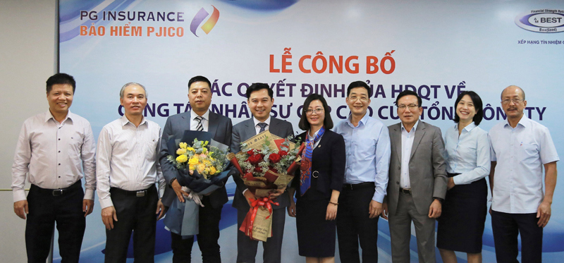 Lễ công bố Quyết định bổ nhiệm ông Bùi Văn Thảo và ông Trần Hoài Nam giữ chức Phó Tổng Giám đốc PJICO trong thời hạn 5 năm