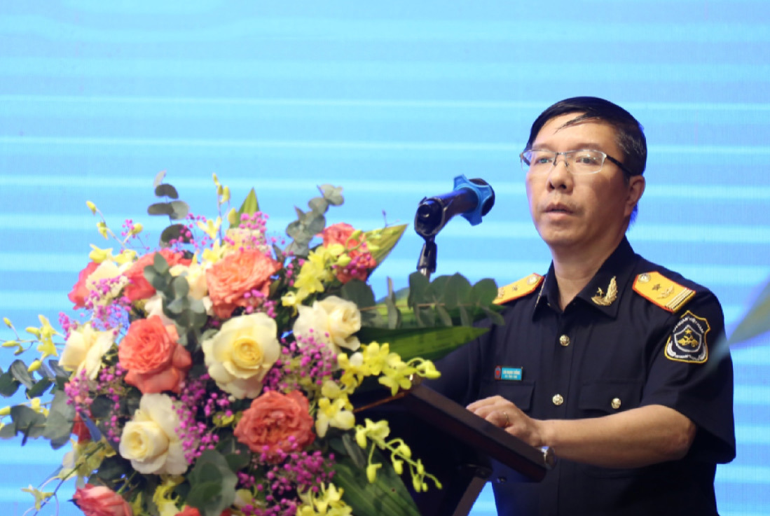 Phó Tổng cục trưởng Lưu Mạnh Tưởng phát biểu tại Hội thảo “Xuất, nhập khẩu nông sản qua biên giới trong bối cảnh mới: Thực trạng và giải pháp”.