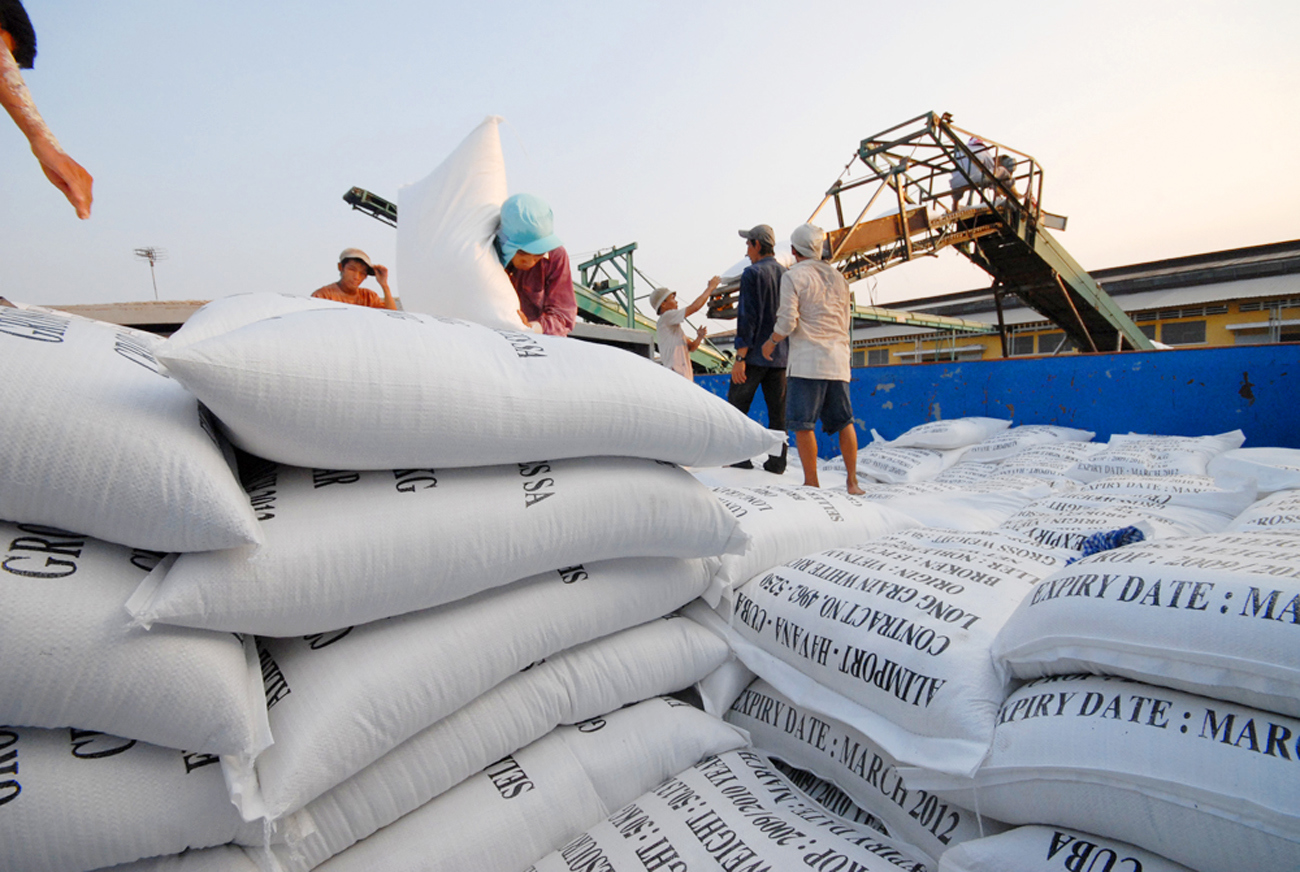 7 tháng đầu năm 2023, cả nước đã xuất khẩu 4,83 triệu tấn gạo. Ảnh: internet