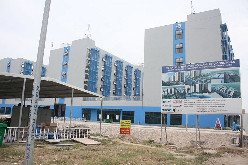 Tỉnh Bắc Giang đã và đang đầu tư nhiều dự án xây dựng nhà ở cho công nhân lao động.