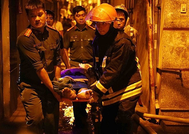 Vụ cháy chung cư tại Khương Hạ đã khiến 56 người tử vong. 