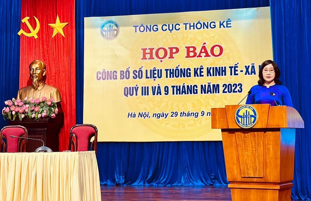 Bà Nguyễn Thị Hương - Tổng cục trưởng Tổng cục Thống kê. Ảnh: VGP/Quang Thương