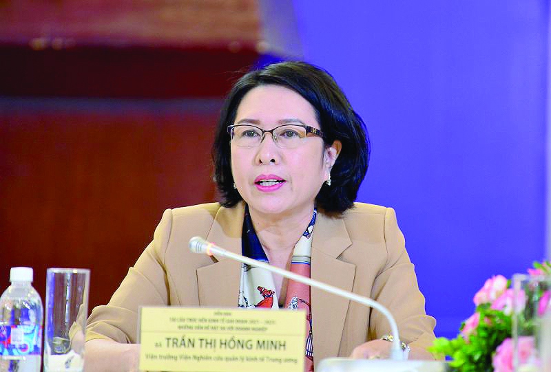 Bà Trần Thị Hồng Minh - Viện trưởng Viện Nghiên cứu quản lý kinh tế Trung ương (CIEM)