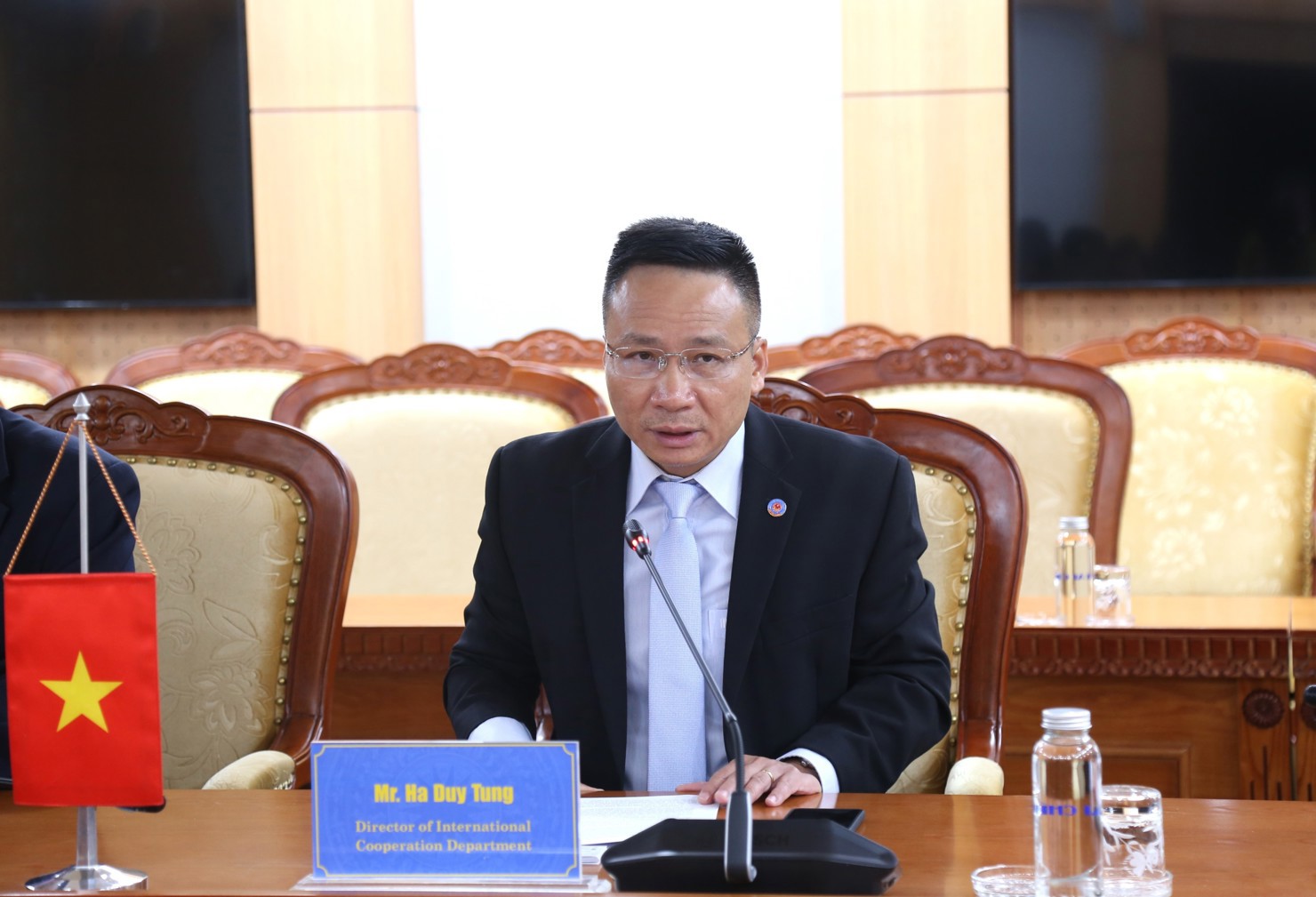 Ông Hà Duy Tùng - Vụ trưởng Vụ Hợp tác quốc tế (Bộ Tài chính).
