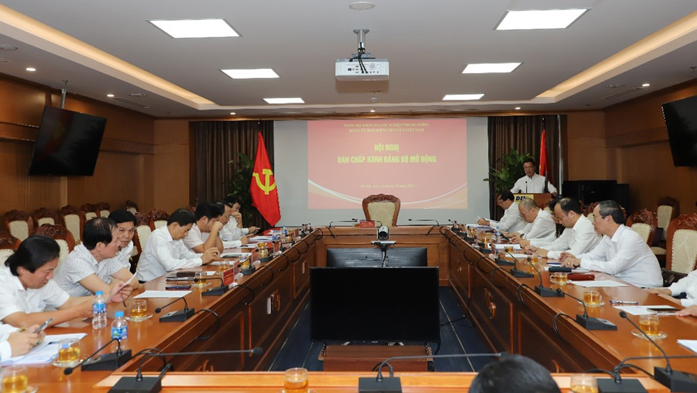 Hội nghị Ban Chấp hành mở rộng Đảng bộ Bảo hiểm tiền gửi Việt Nam (ngày 23/10/2023).