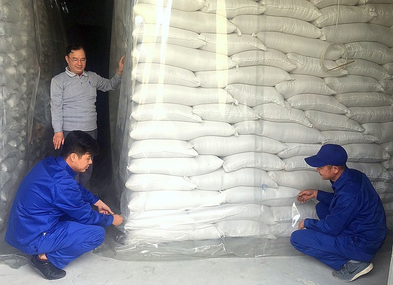 Việc bảo quản ban đầu đối với mặt hàng gạo tại các đơn vị thuộc Cục DTNN khu vực Đông Bắc được kiểm tra cơ bản đảm bảo theo quy định.