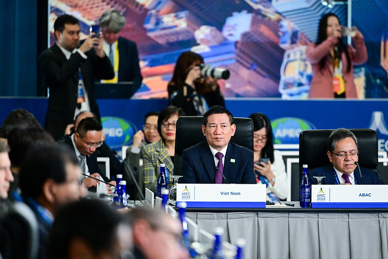 Bộ trưởng Bộ Tài chính Hồ Đức Phớc tại Hội nghị Bộ trưởng Tài chính APEC lần thứ 30. 