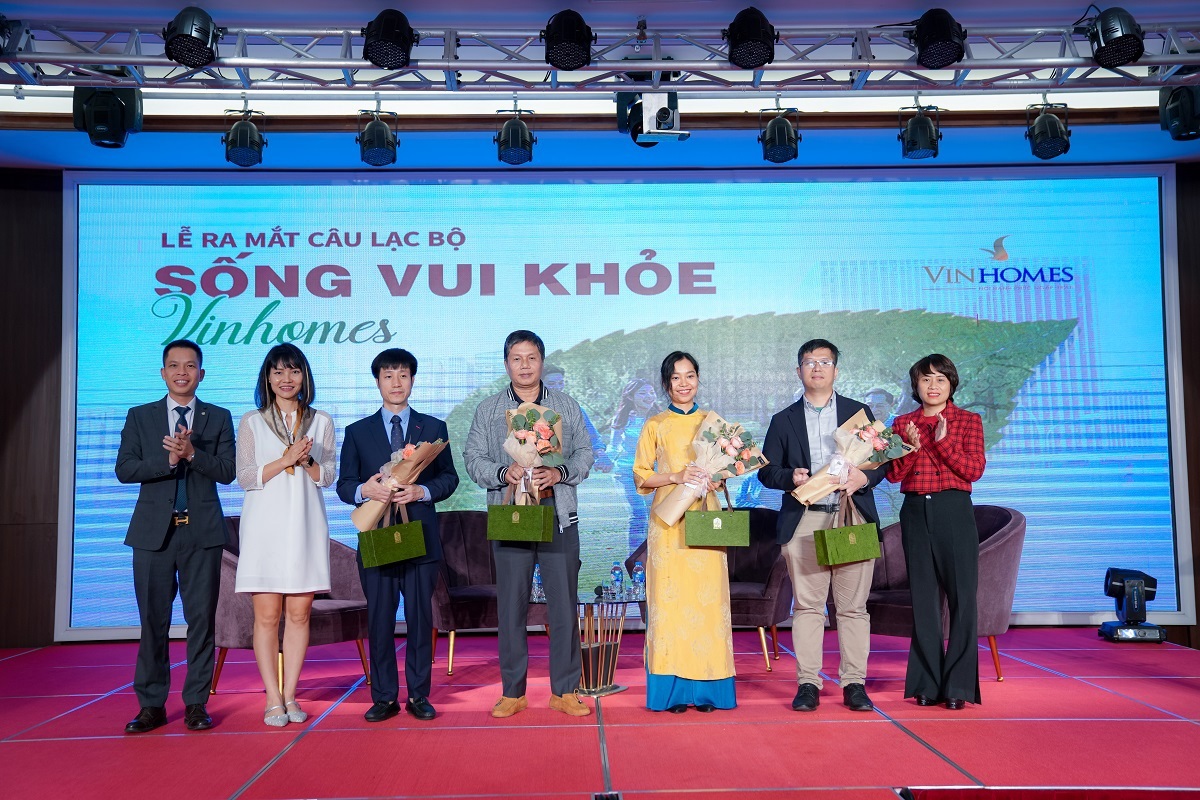 CLB Sống vui khỏe đã được ra mắt đầu tiên tại khu đô thị Vinhomes Times City. Ảnh: VHM.