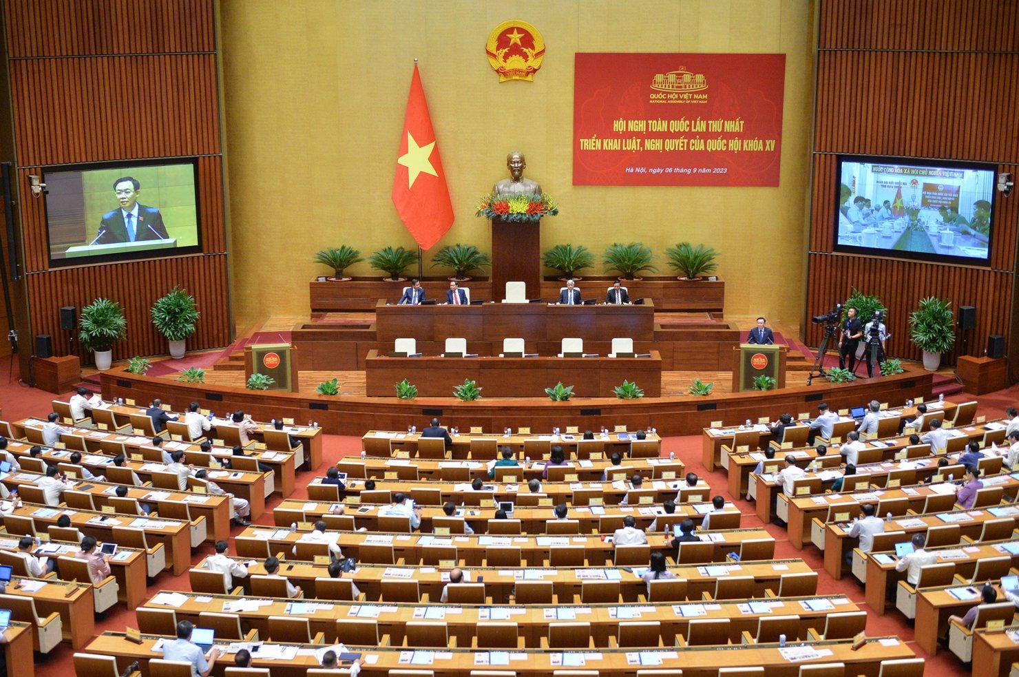 Hội nghị toàn quốc lần thứ nhất triển khai luật, nghị quyết của Quốc hội khóa XV.